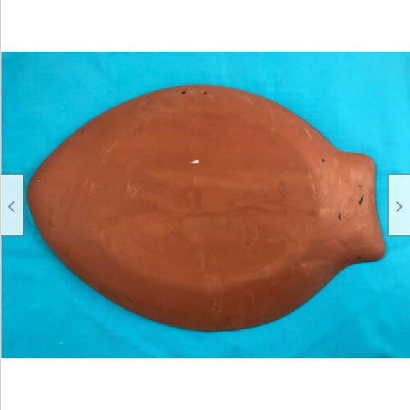 Mexican Fish Shape Hand Painted Decorative 14" Platter Plate Riviera Maya Mexico - Picture 3 of 5